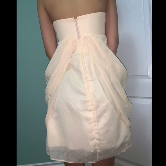 Elegant Strapless Prom Dress - Picture 3 of 6